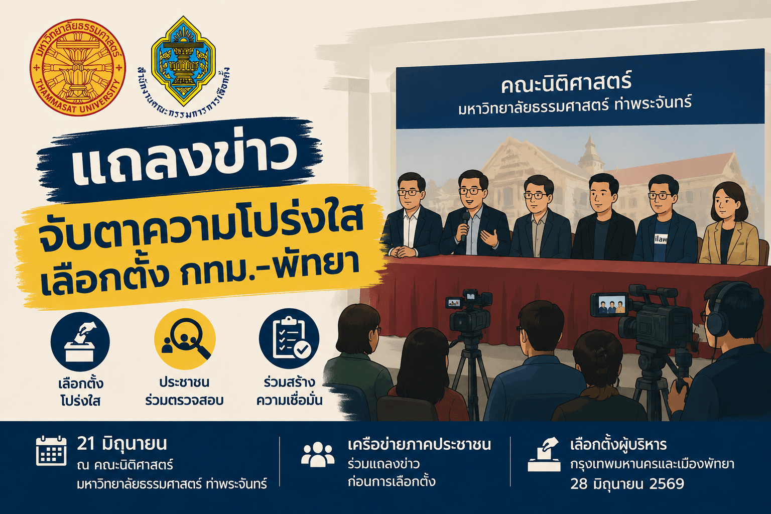 ภาคประชาชนจับตาเลือกตั้ง กทม.-พัทยา ชี้ กกต. ควรใช้โอกาสพัฒนาระบบตรวจสอบโปร่งใส